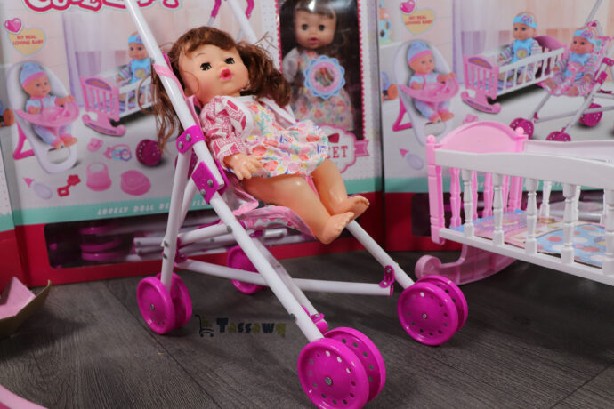 ⁦مجموعة العاب 3 في 1  poupée bébé adorable هدية رائعة⁩ - الصورة ⁦4⁩