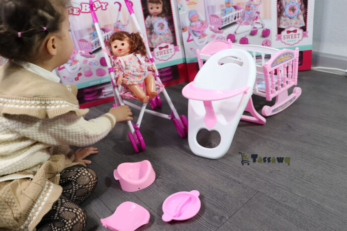 ⁦مجموعة العاب 3 في 1  poupée bébé adorable هدية رائعة⁩ - الصورة ⁦6⁩