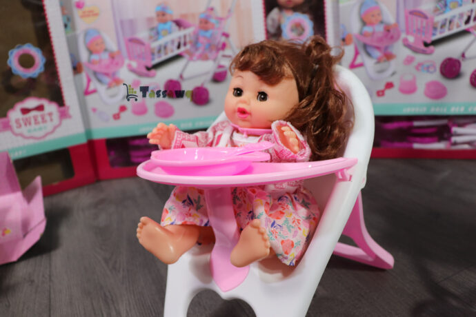 ⁦مجموعة العاب 3 في 1  poupée bébé adorable هدية رائعة⁩ - الصورة ⁦8⁩