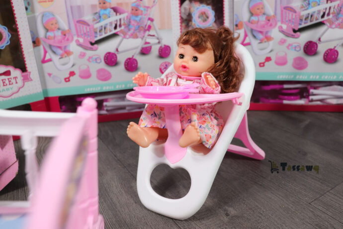 ⁦مجموعة العاب 3 في 1  poupée bébé adorable هدية رائعة⁩ - الصورة ⁦10⁩