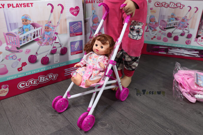 ⁦مجموعة العاب 3 في 1  poupée bébé adorable هدية رائعة⁩ - الصورة ⁦3⁩