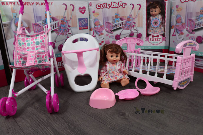 ⁦مجموعة العاب 3 في 1  poupée bébé adorable هدية رائعة⁩ - الصورة ⁦18⁩