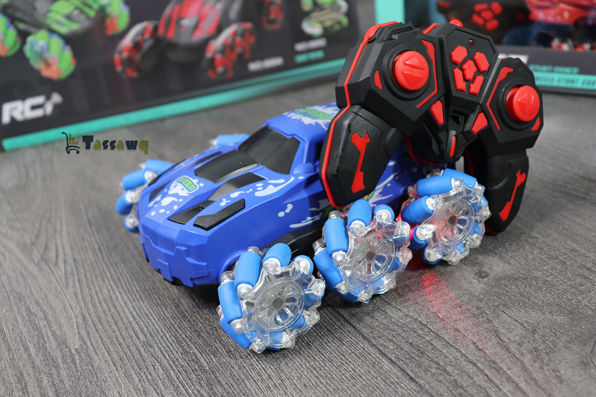 سيارة سباق بهلوانية حرة الحركة بست عجلات - الصورة 4