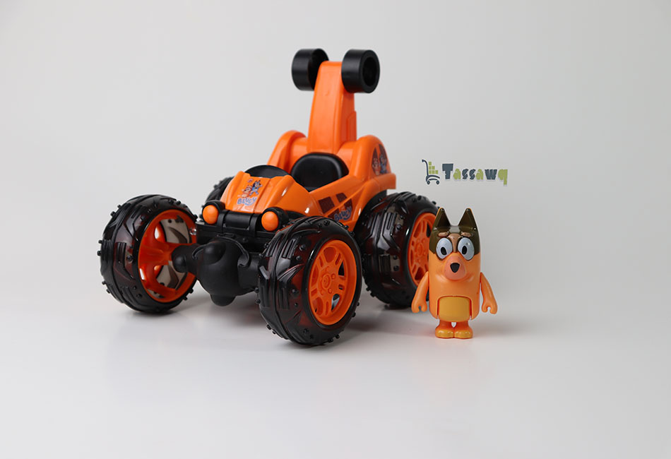 سيارة بهلاوانية 360 Bluey ببطارية قابلة للشحن مع جهاز تحكم عن بعد - الصورة 13