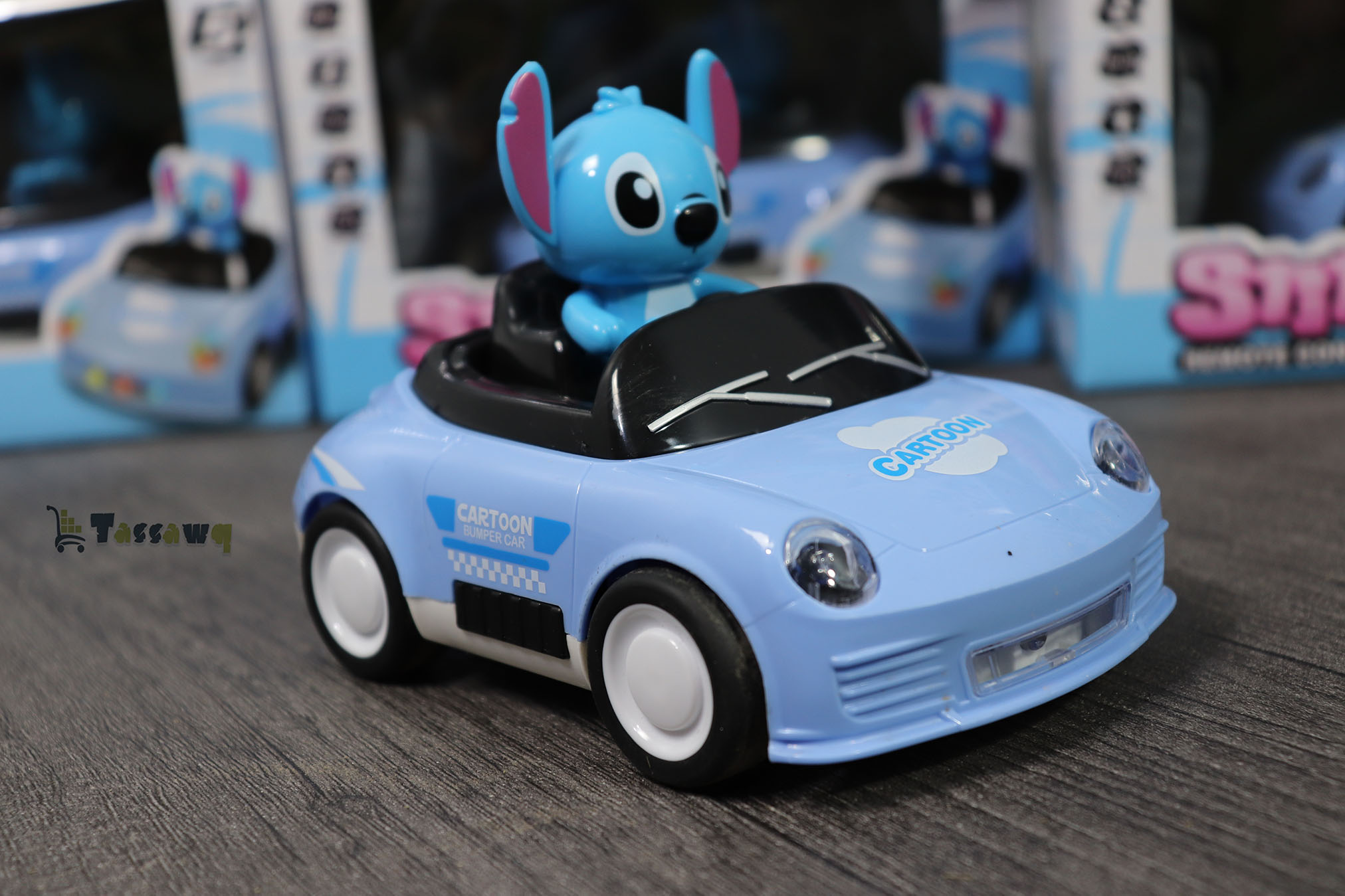 لعبة سيارة ستيتش للتحكم عن بعد كهربائية للأطفال - الصورة 3