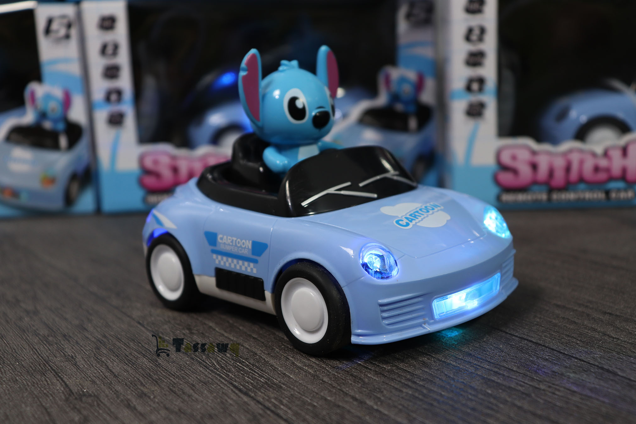 لعبة سيارة ستيتش للتحكم عن بعد كهربائية للأطفال - الصورة 7