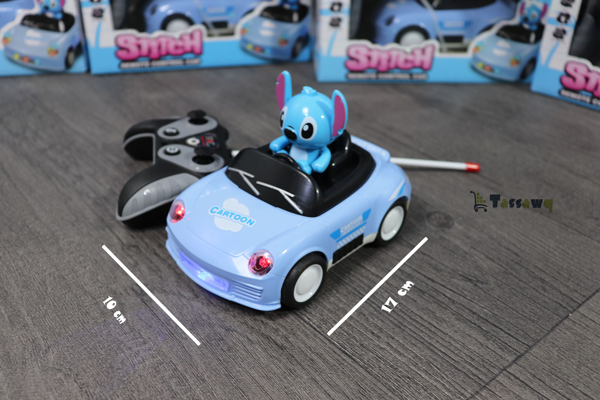 لعبة سيارة ستيتش للتحكم عن بعد كهربائية للأطفال - الصورة 11