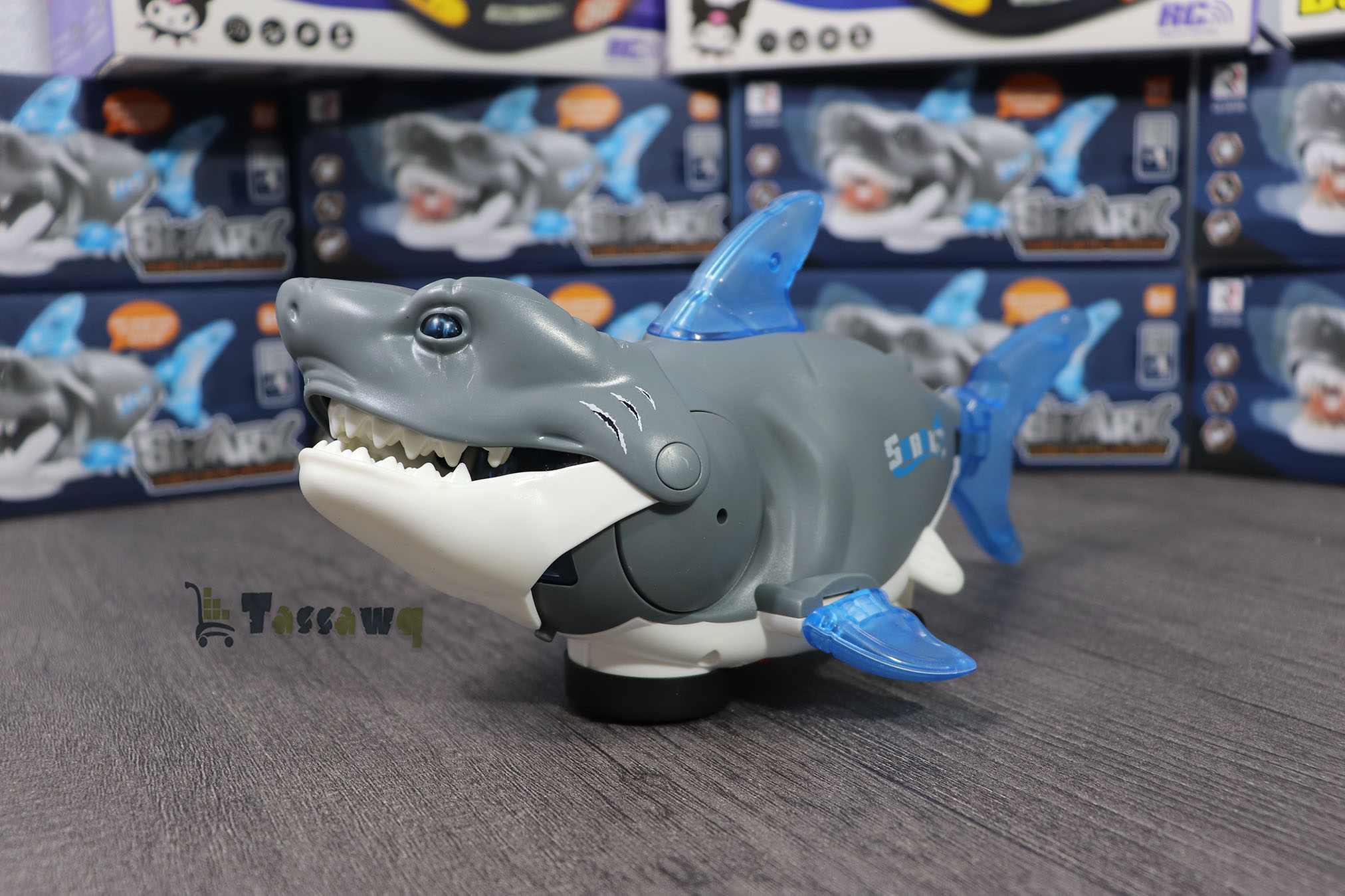 لعبة سمكة قرش جديدة مزودة بأضواء و وموسيقى بيبي شارك - الصورة 7