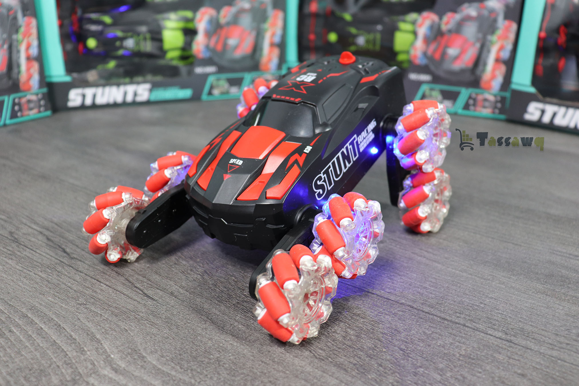 سيارة مجنونة ب 8 عجلات بخار و موسيقى و اضواء - الصورة 9