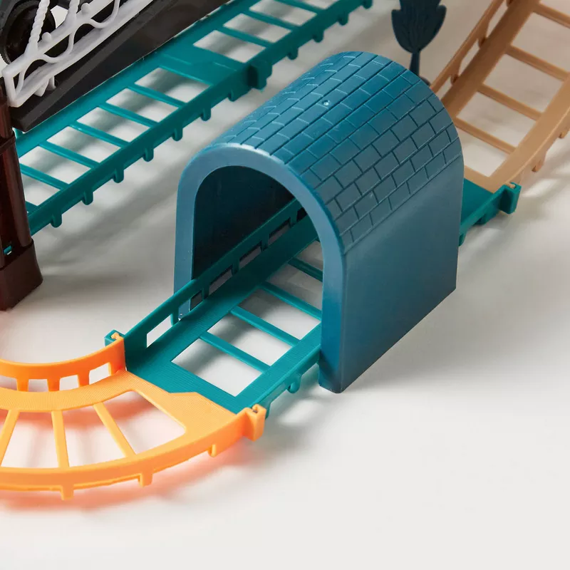 مجموعة ألعاب مسار السكك الحديدية الحضرية DIY - الصورة 18