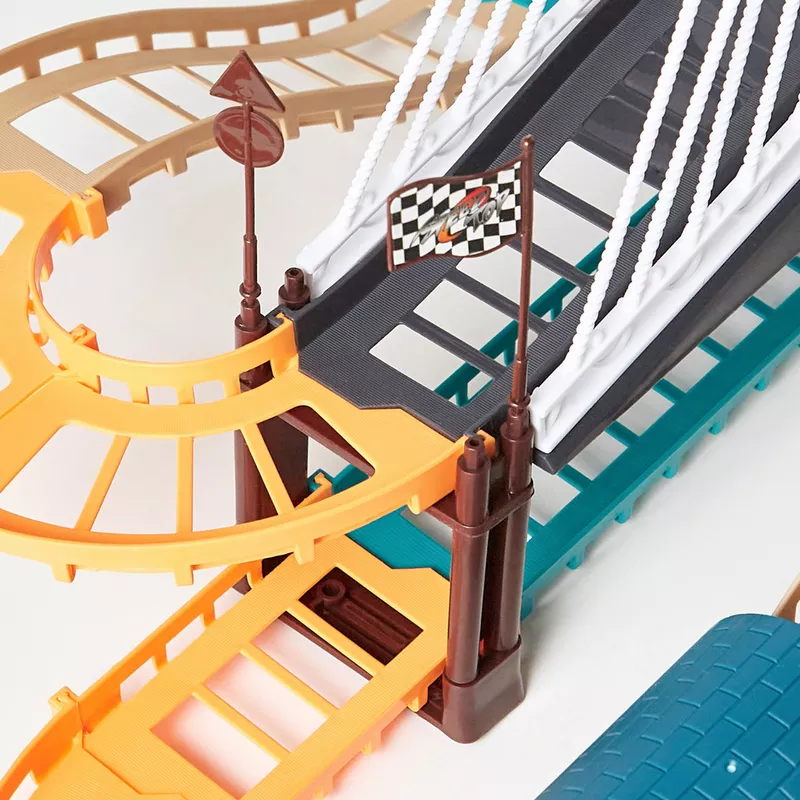 مجموعة ألعاب مسار السكك الحديدية الحضرية DIY - الصورة 22