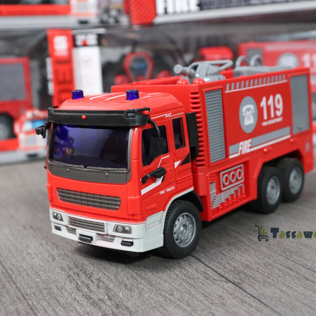 شاحنة حماية مدنية للتحكم عن بعد باصوات مطبقة للواقع مع بطارية قابلة لاعادة الشحن