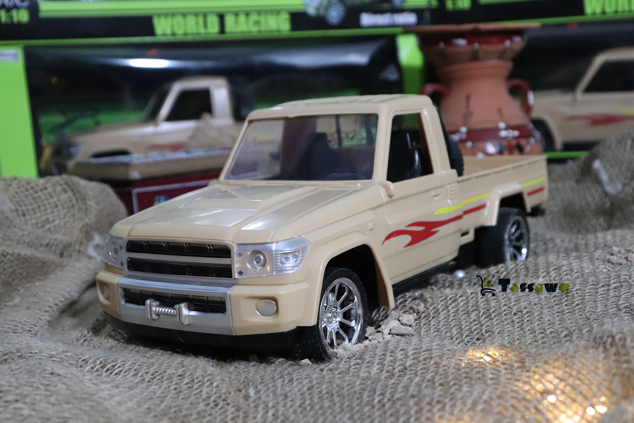 لاند كروزر روشارجابل حجم كبير 45 سم - الصورة 18