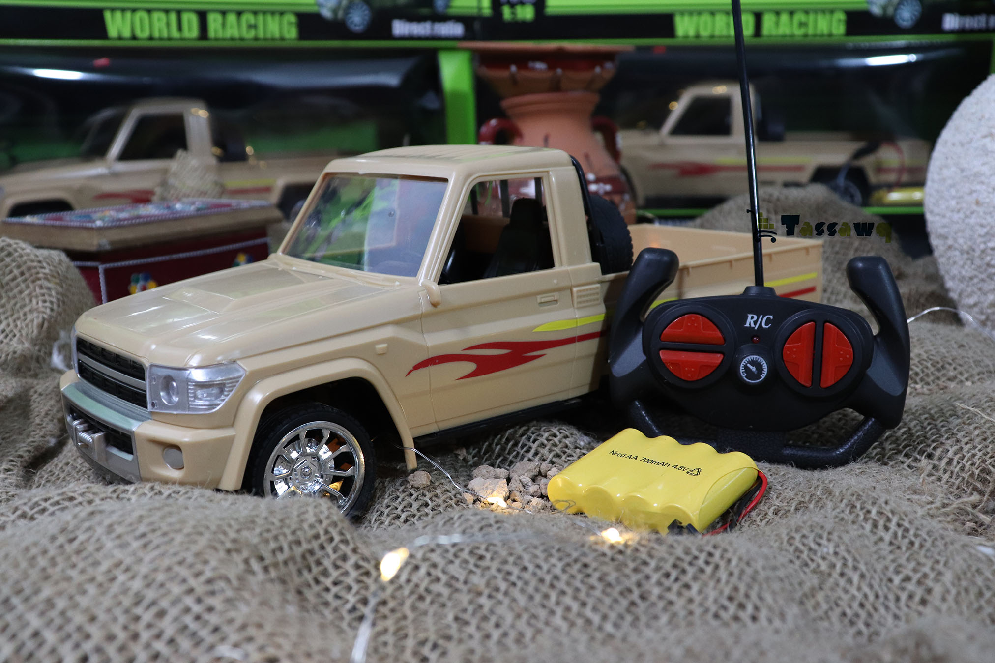 لاند كروزر روشارجابل حجم كبير 45 سم - الصورة 3