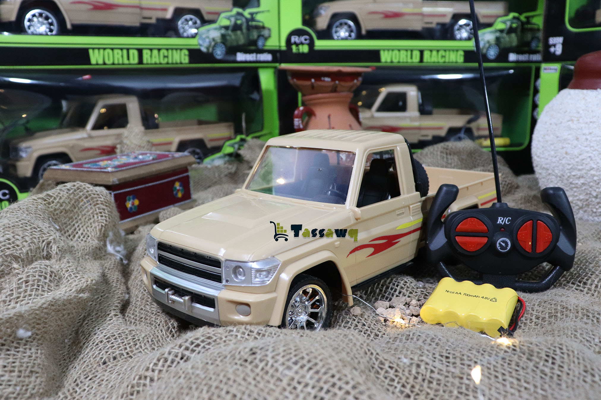 لاند كروزر روشارجابل حجم كبير 45 سم - الصورة 12