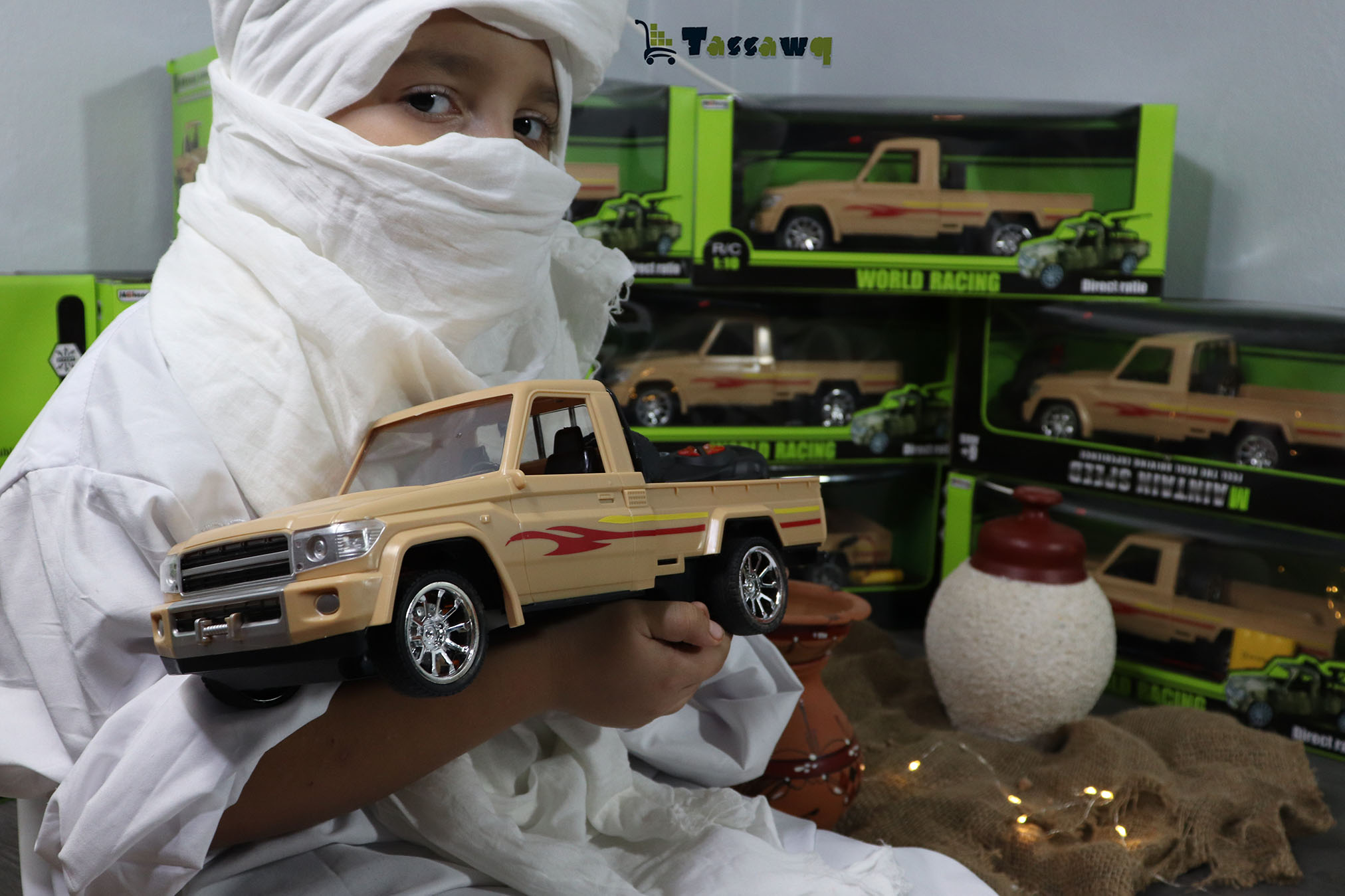 لاند كروزر روشارجابل حجم كبير 45 سم - الصورة 4