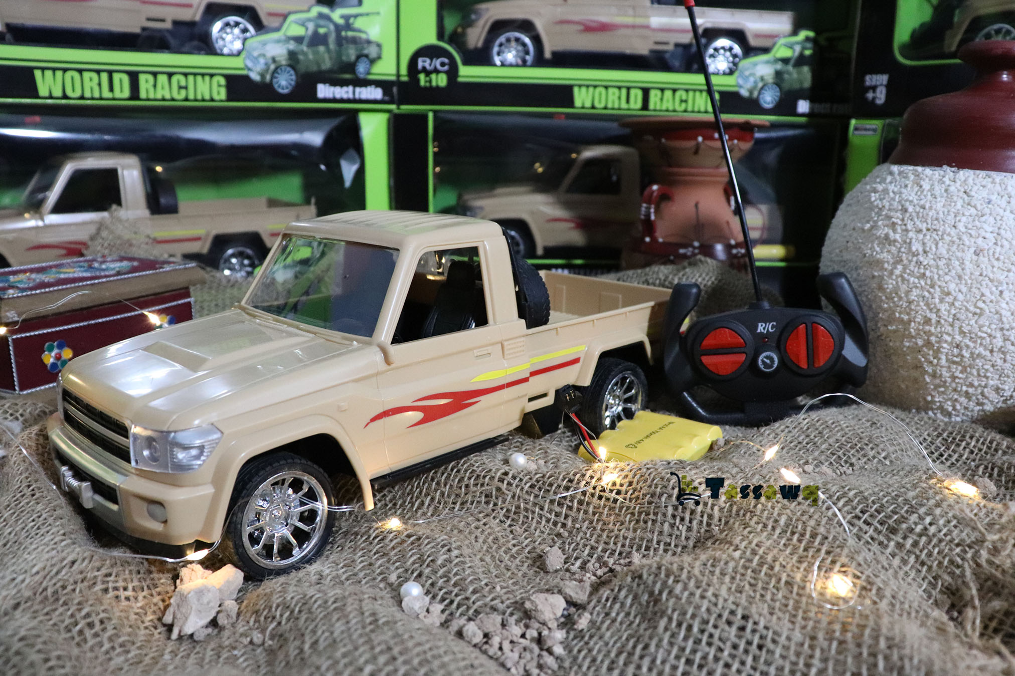 لاند كروزر روشارجابل حجم كبير 45 سم - الصورة 10