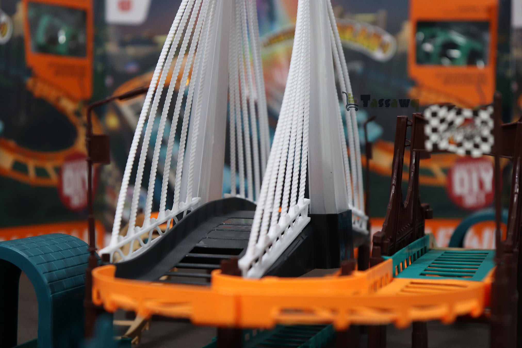 مجموعة ألعاب مسار السكك الحديدية الحضرية DIY - الصورة 16