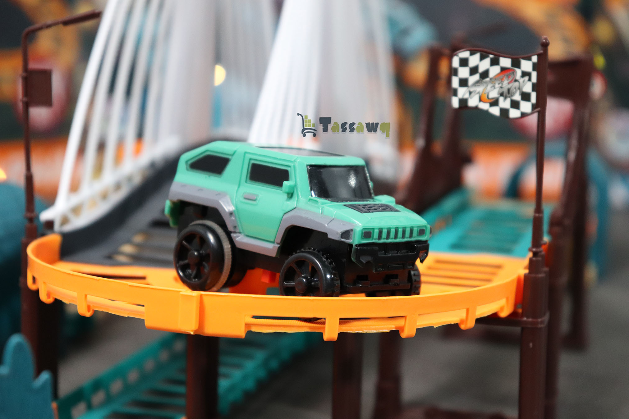 مجموعة ألعاب مسار السكك الحديدية الحضرية DIY - الصورة 6