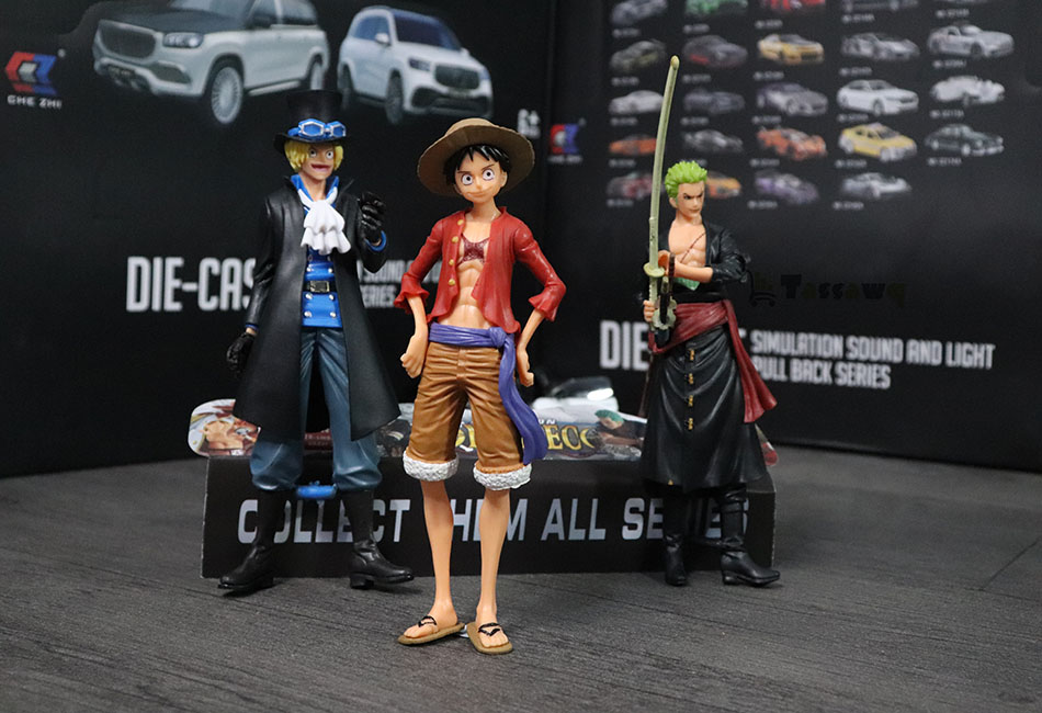 3pièces Figurines Delicate Anime One Piece - الصورة 4