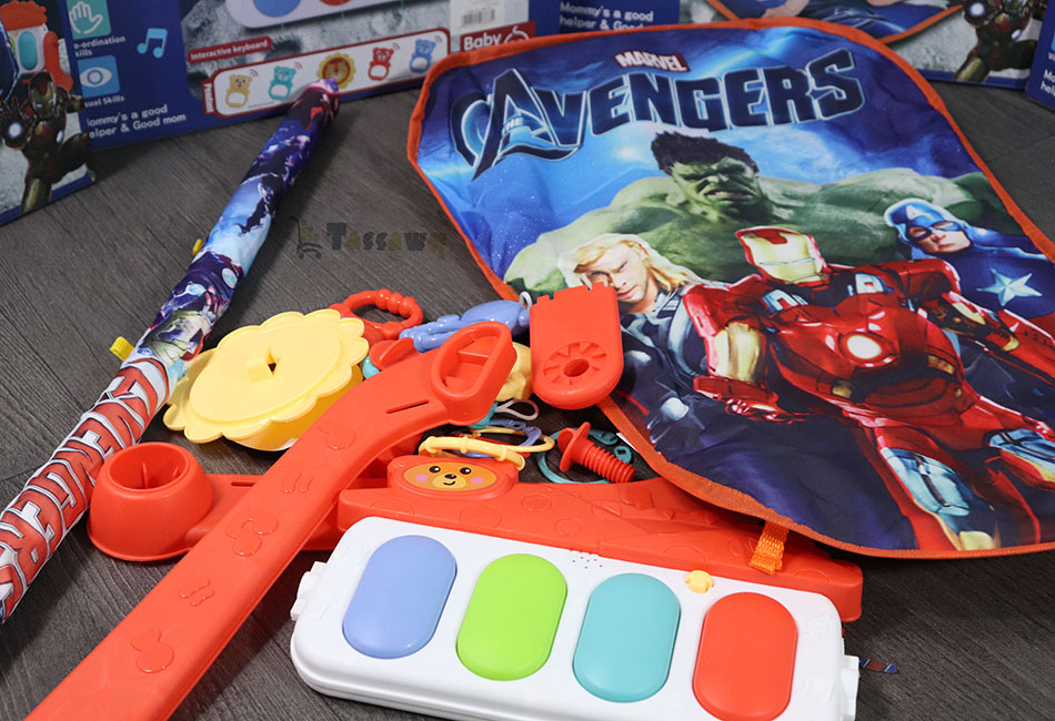 سجادة اللعب الموسيقية التفاعلية للأطفال من Avengers - الصورة 2