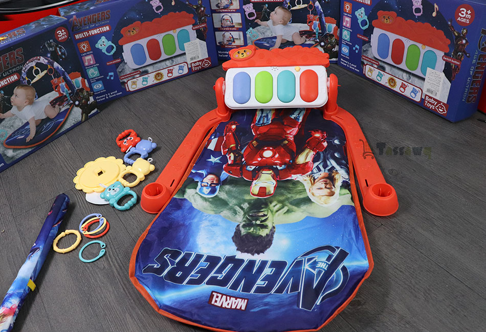 سجادة اللعب الموسيقية التفاعلية للأطفال من Avengers - الصورة 3