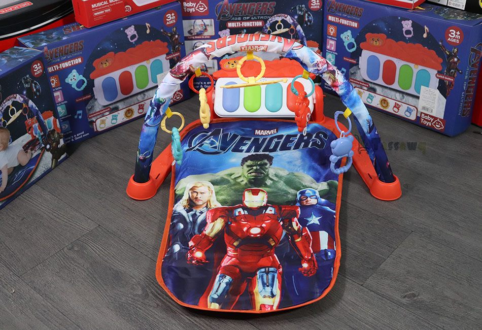 سجادة اللعب الموسيقية التفاعلية للأطفال من Avengers