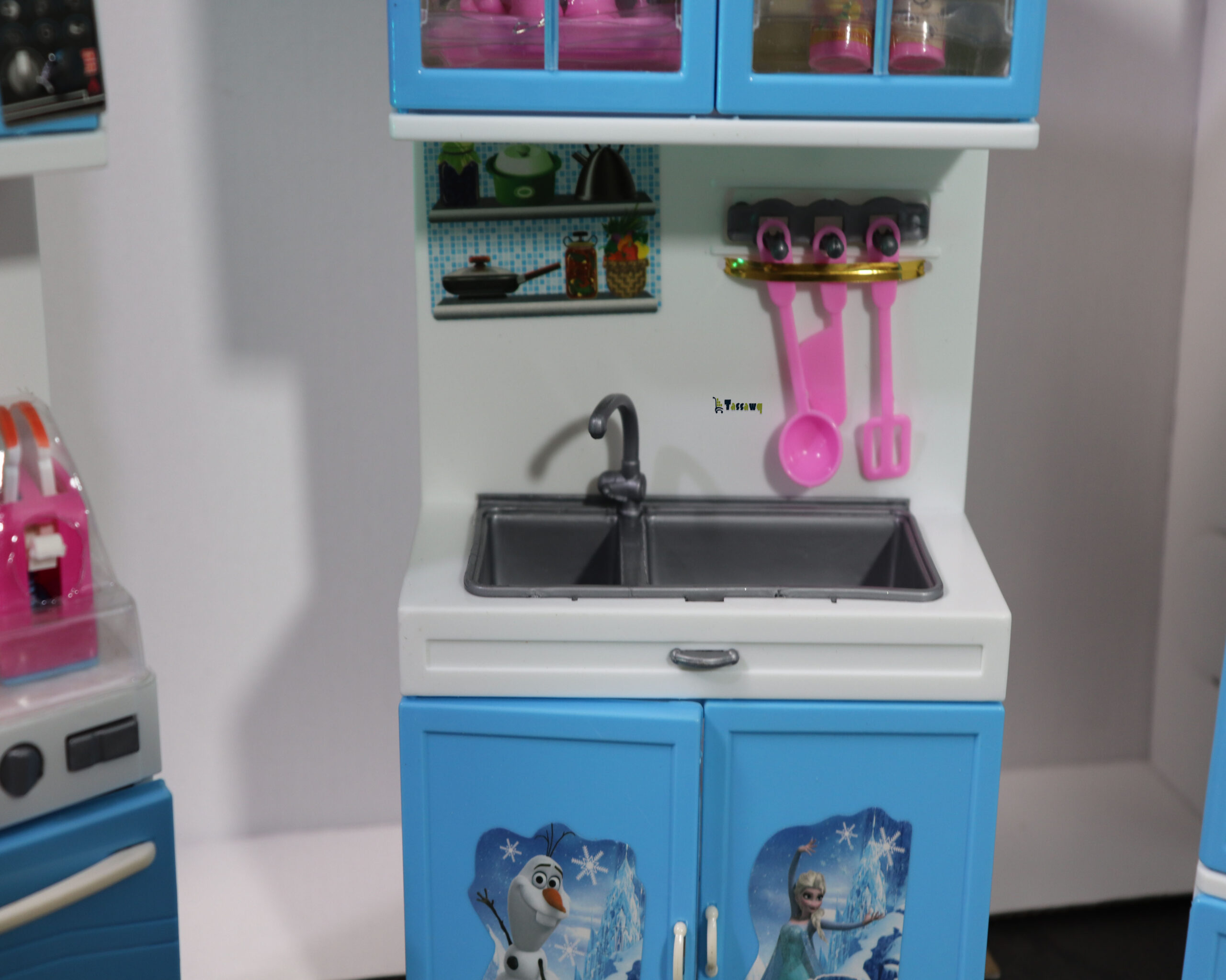 مجموعة ألعاب حمام MQUDUO مع دُش،- frozen مطبخ كامل - الصورة 13