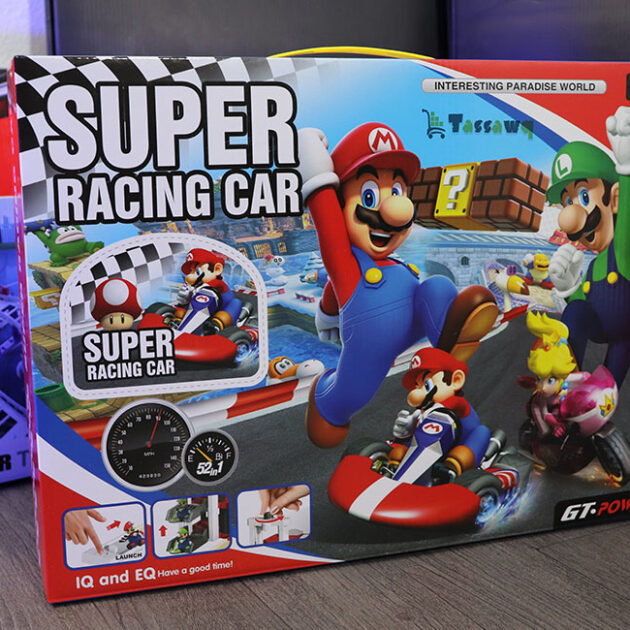 Mario Super Racing Car Track Garage