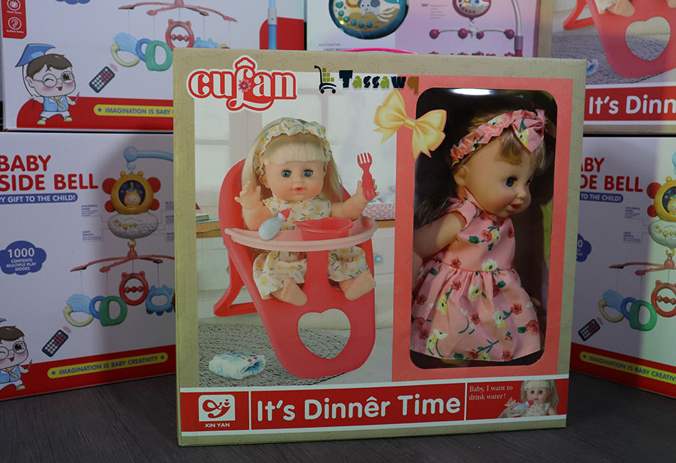 cufan طقم دمية "وقت العشاء" – رفيقة طفلك في لحظات المرح والتخيل! - الصورة 2