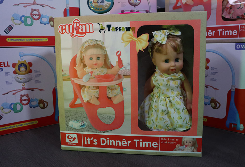cufan طقم دمية "وقت العشاء" – رفيقة طفلك في لحظات المرح والتخيل! - الصورة 3