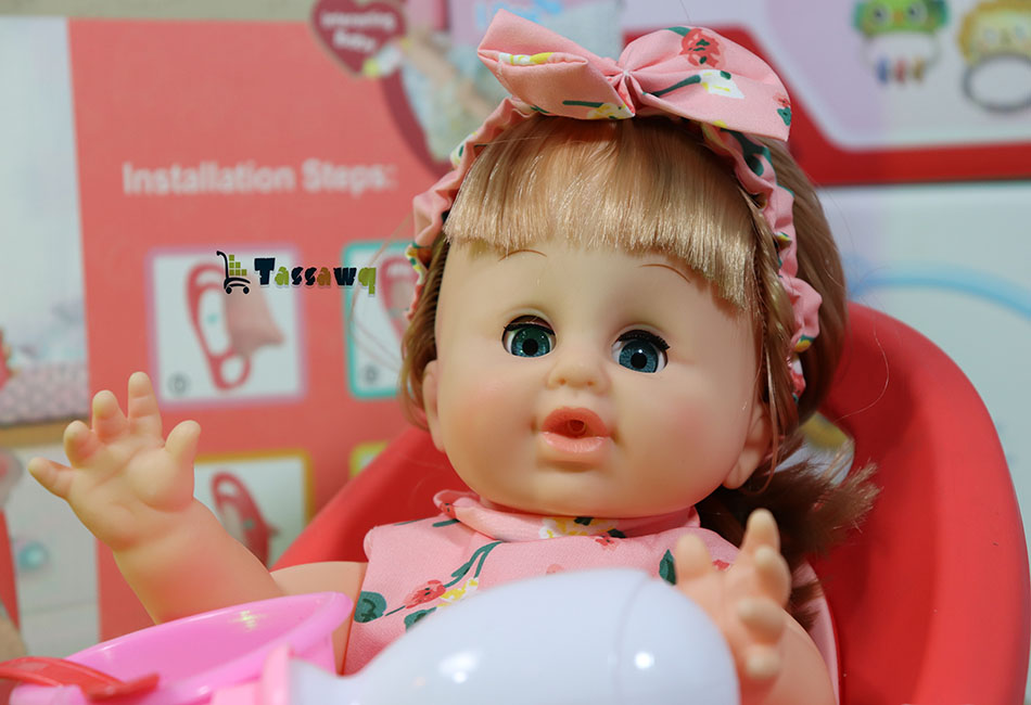 cufan طقم دمية "وقت العشاء" – رفيقة طفلك في لحظات المرح والتخيل! - الصورة 7