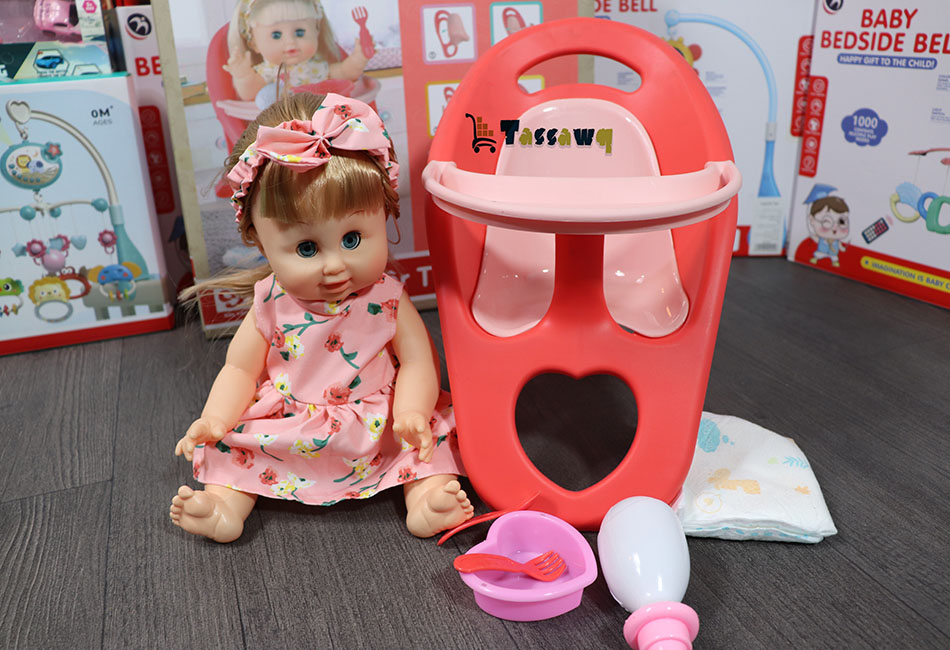 cufan طقم دمية "وقت العشاء" – رفيقة طفلك في لحظات المرح والتخيل! - الصورة 11