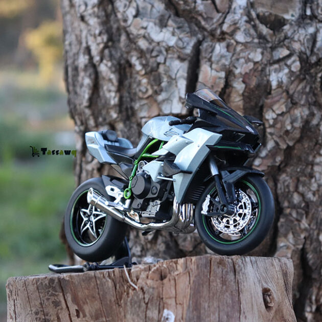 KAWASAKI NINJA H2R 24 cm en metal