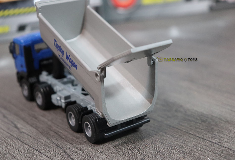 Kaidiwei (KDW) 1/50 Camion Benne Basculante de Chantier Modèle Réduit en Métal - الصورة 17