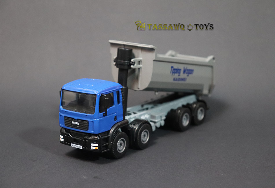 Kaidiwei (KDW) 1/50 Camion Benne Basculante de Chantier Modèle Réduit en Métal - الصورة 5