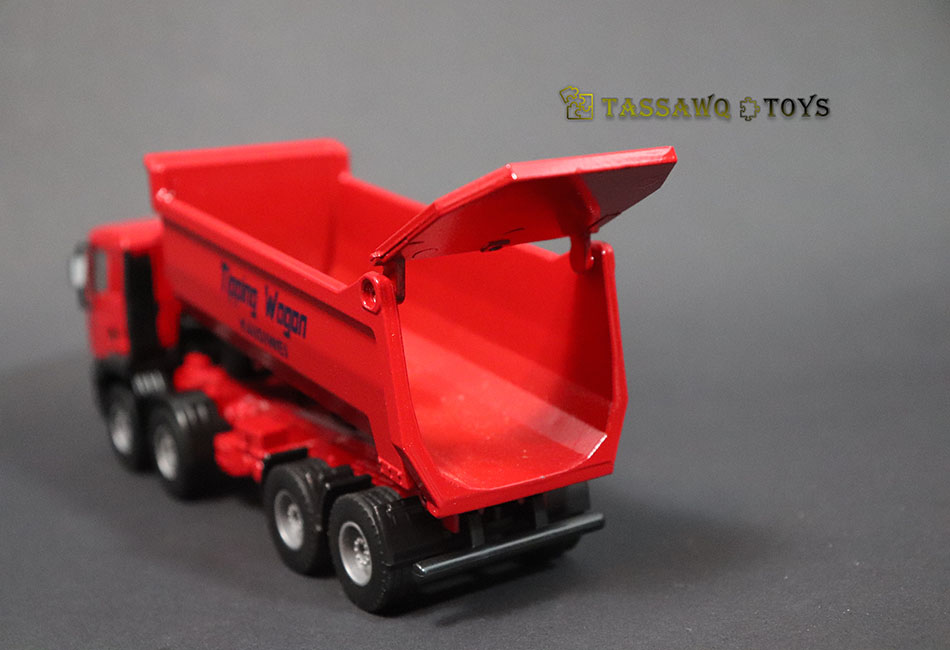 Kaidiwei (KDW) 1/50 Camion Benne Basculante de Chantier Modèle Réduit en Métal - الصورة 4