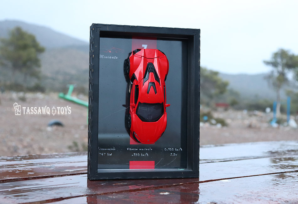 اطار فاخر مع مجسم سيارة… قطعة فنية لكل عاشق محركات - الصورة 13