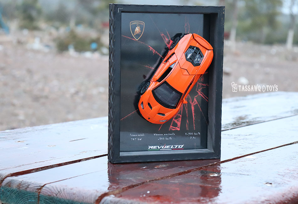 اطار فاخر مع مجسم سيارة… قطعة فنية لكل عاشق محركات - الصورة 17