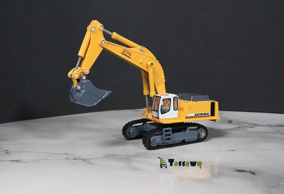 Kaidiwei (KDW) 1/87 Mini Pelle Hydraulique – Modèle Réduit en Métal