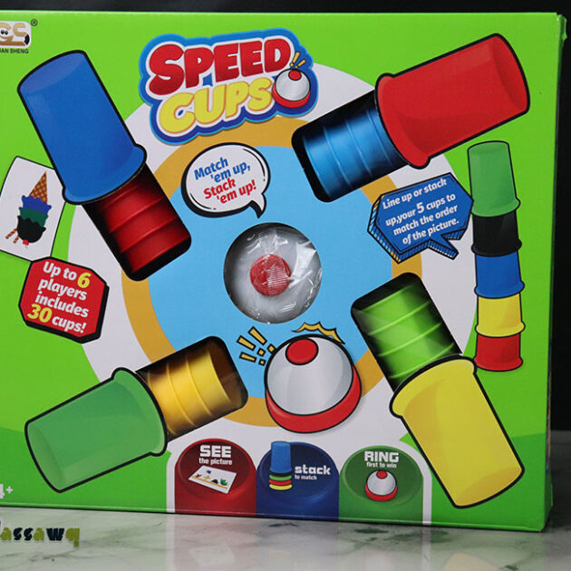 لعبة Speed Cups الأصلية – لعبة السرعة والتركيز للأطفال 🎨⚡