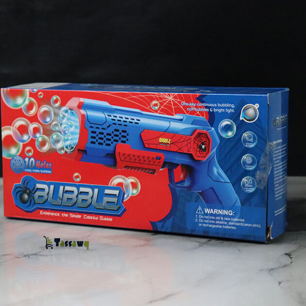 pistolet a bulles d'eau Spiderman