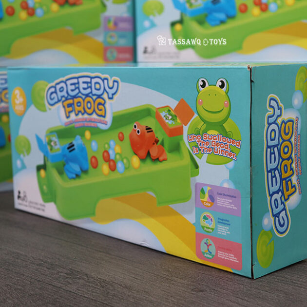 لعبة الضفادع الجائعة Greedy Frog – سباق المتعة والسرعة للأطفال