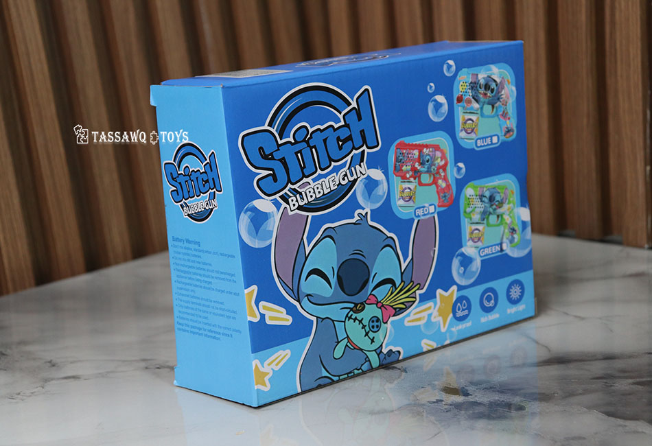 pistolet a bulles d'eau Stitch