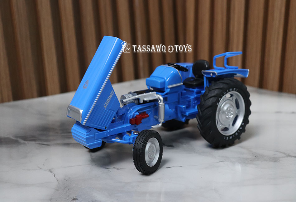 مجسم جرار زراعي معدني مقياس 1:18 - الصورة 7