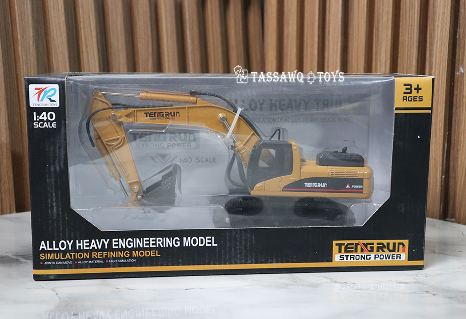 مجسم حفارة هندسية معدنية TENRUN – مقياس 1:40 - الصورة 2