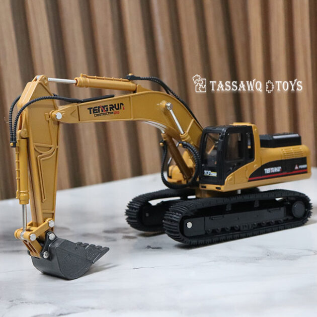 مجسم حفارة هندسية معدنية TENRUN – مقياس 1:40