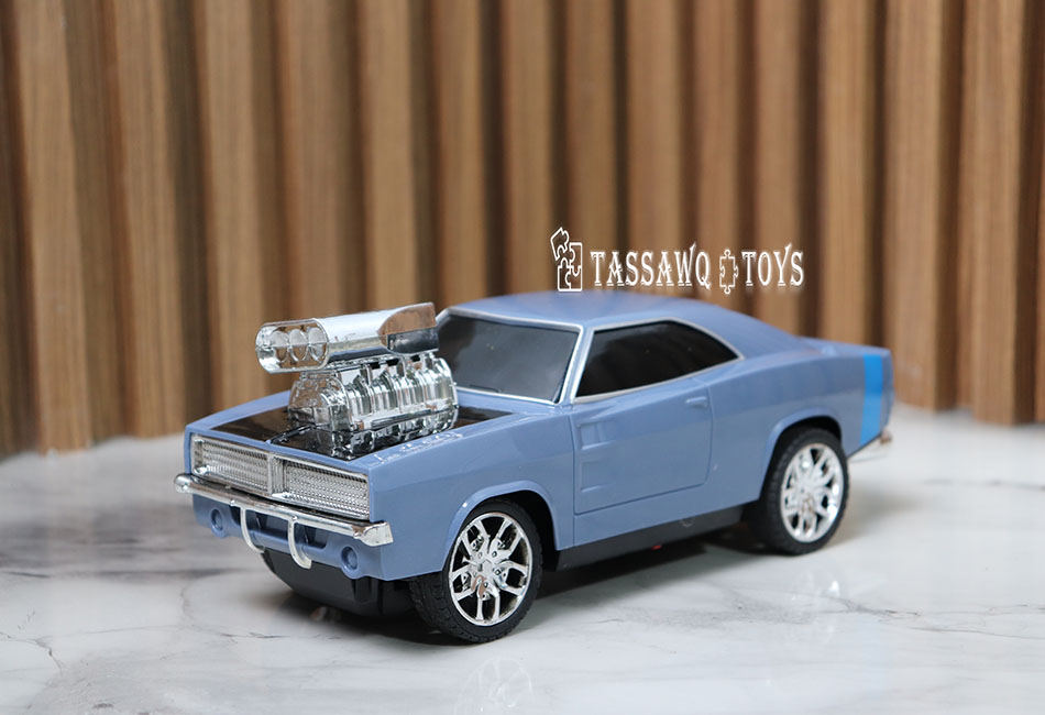 سيارة Fast & Furious 10 ريموت كنترول قابلة لإعادة الشحن – مقياس 1:18 بإضاءة قوية - الصورة 2