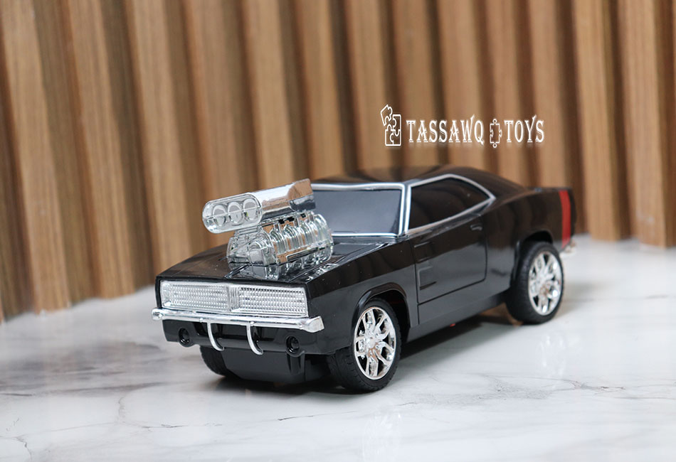 سيارة Fast & Furious 10 ريموت كنترول قابلة لإعادة الشحن – مقياس 1:18 بإضاءة قوية - الصورة 8