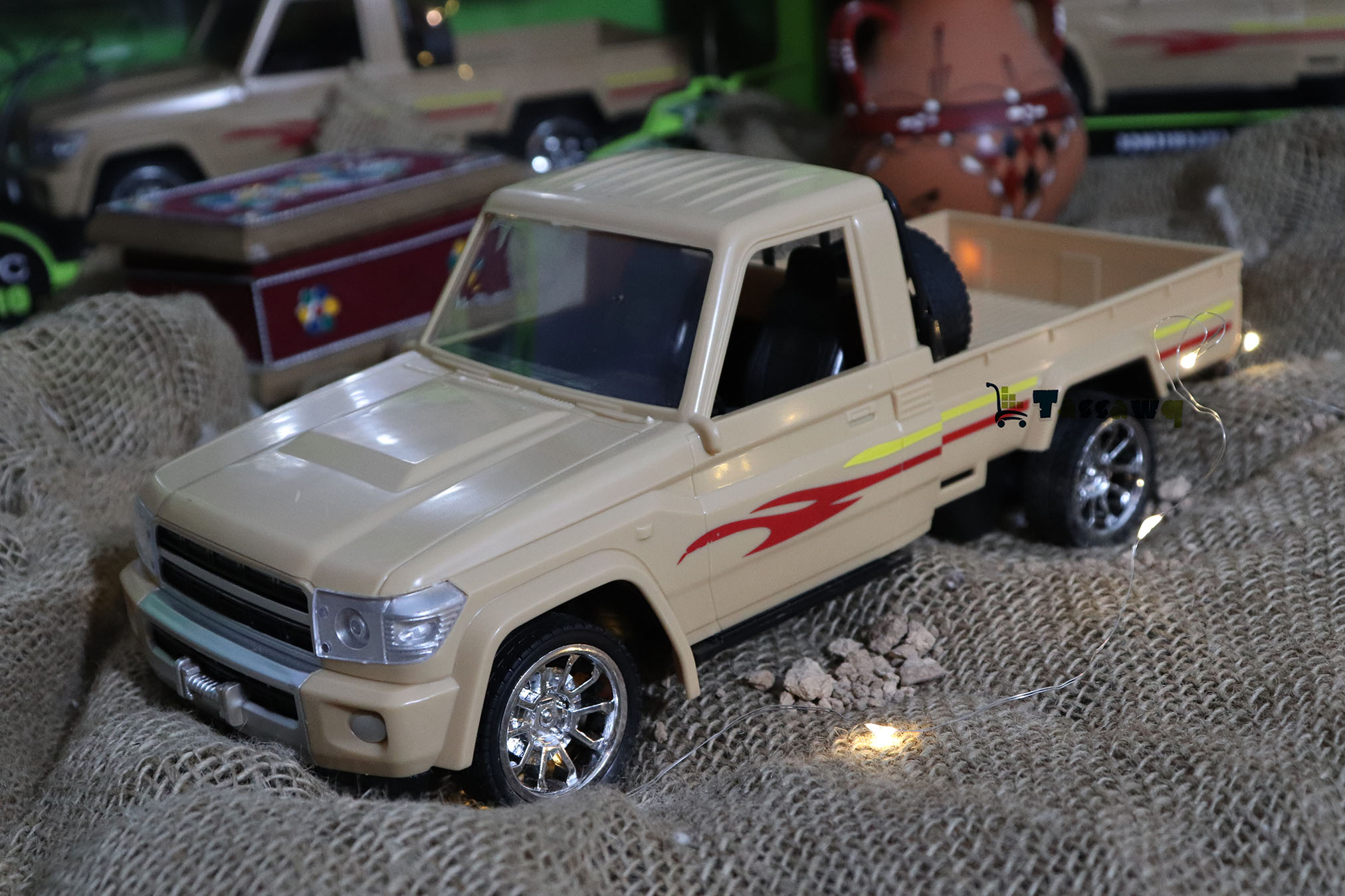 🚙 سيارة بيك أب ريموت كنترول 1:12 45 سم /18 سم – تحكم عن بُعد | لونين - الصورة 9